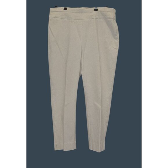 Chico's So Slimming White Slim Stretch Size 1.5 Women's Size 10 Crop Fit NTW - Picture 9 of 10